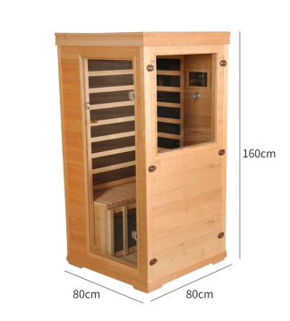 1 nəfərlik mini hemlock uzaq infraqırmızı sauna