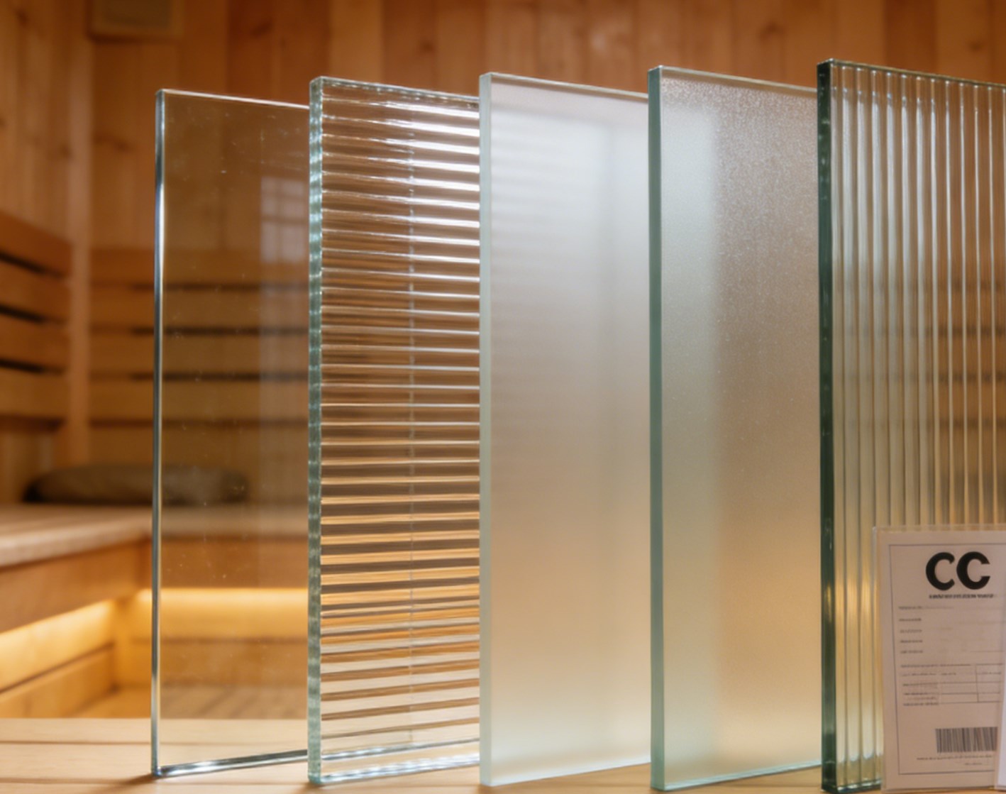 Sauna otağı partlamaya davamlı şüşə