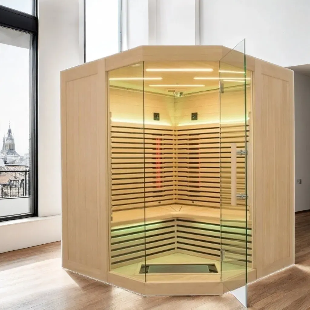 Ev üçün 3-4 nəfərlik Hemlock İnfraqırmızı Sauna