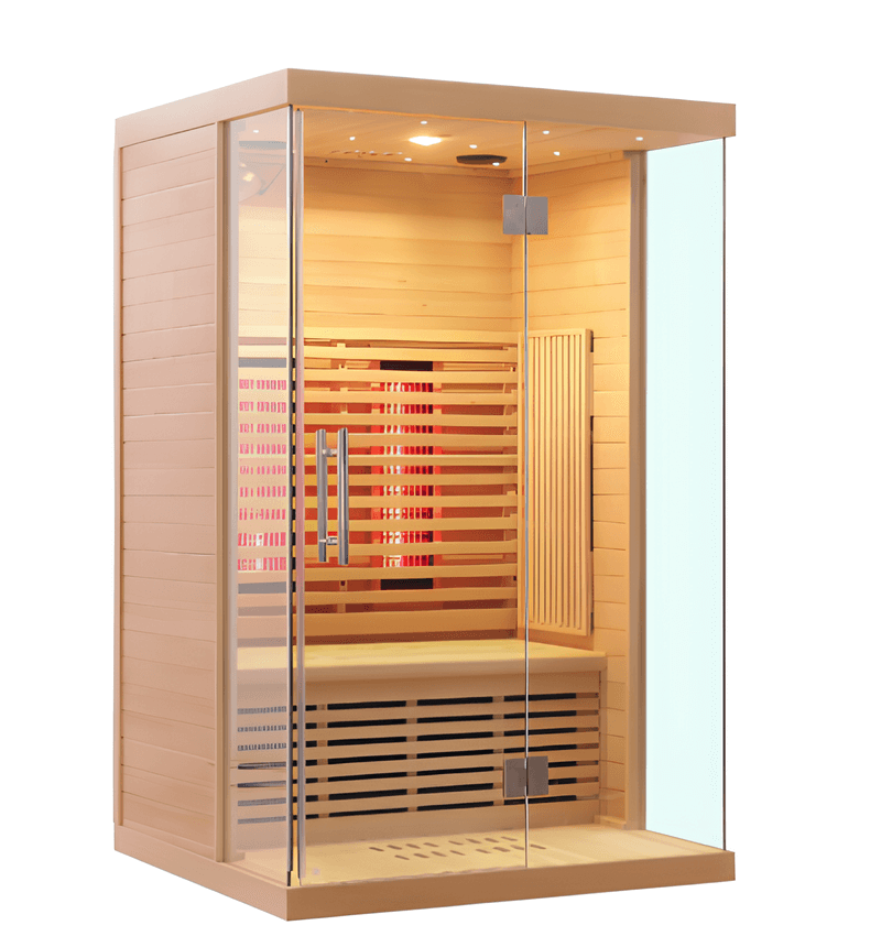 Yeni dizayn tam spektrli infraqırmızı sauna - 2 nəfərlik ev sağlamlığı sauna otağı Yeni dizayn tam spektrli infraqırmızı sauna - 2 nəfərlik ev sağlamlığı sauna otağı