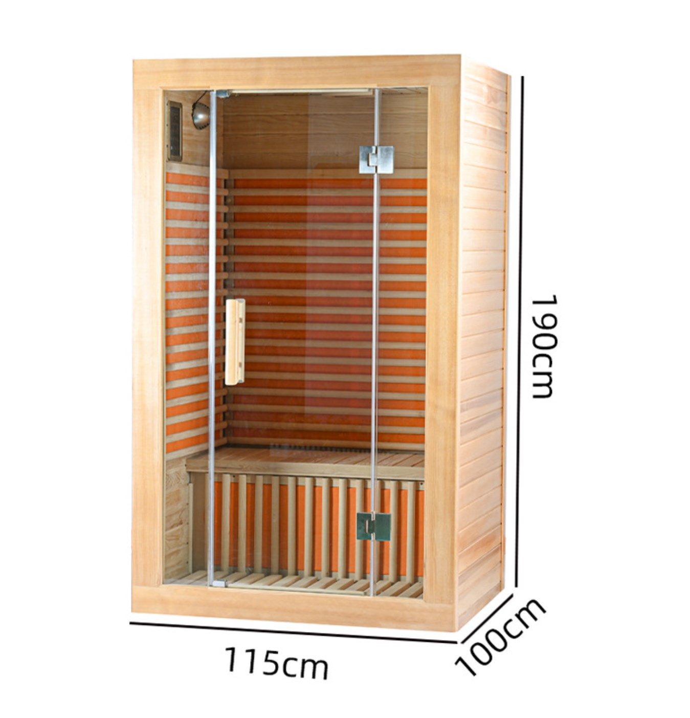 Sauna 1-2 nəfər hemlock uzaq infraqırmızı sauna Sauna 1-2 nəfər hemlock uzaq infraqırmızı sauna